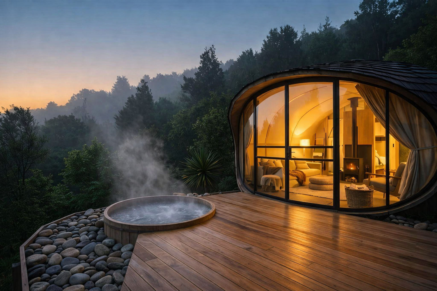Biophilic wellness interior